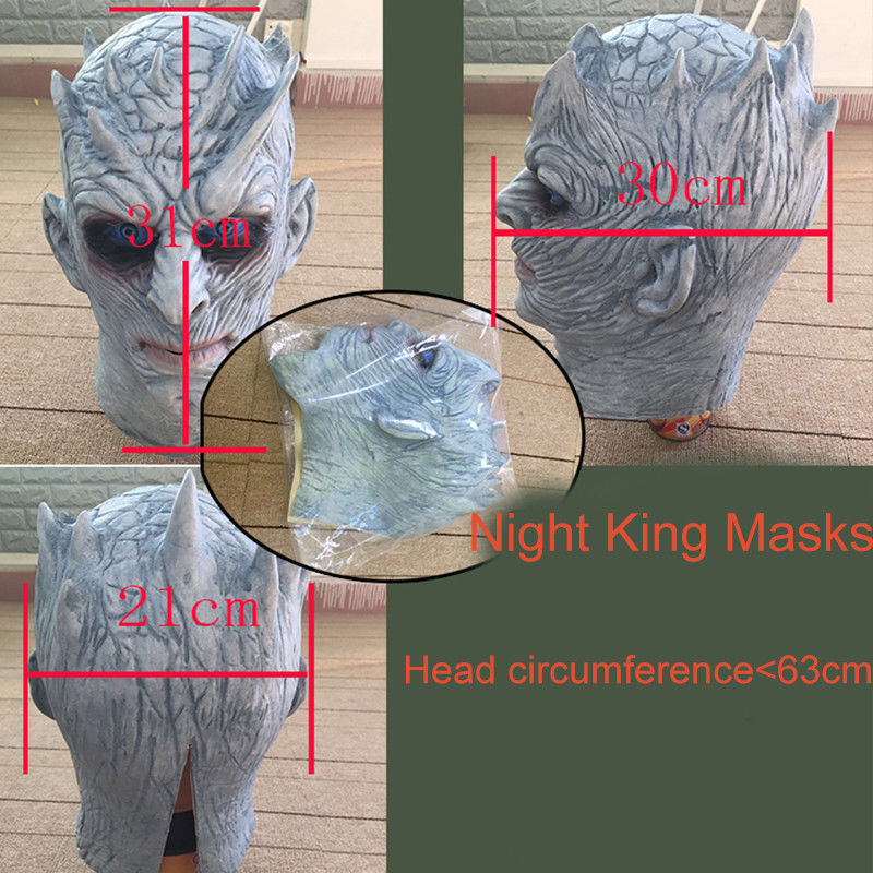 Cosplay Game of Thrones Night's King Walker Face NIGHT RE Zombie Halloween Mask