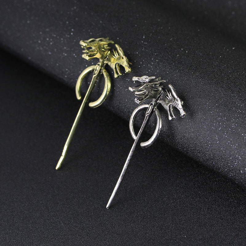 Game Of Thrones Daenerys Targaryen Cosplay Badge Dragon Brooch Pin