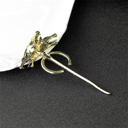 Game Of Thrones Daenerys Targaryen Cosplay Badge Dragon Brooch Pin